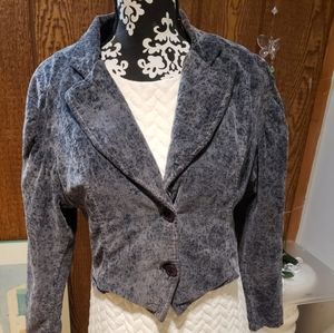 Vintage crop grey Corderoy jacket